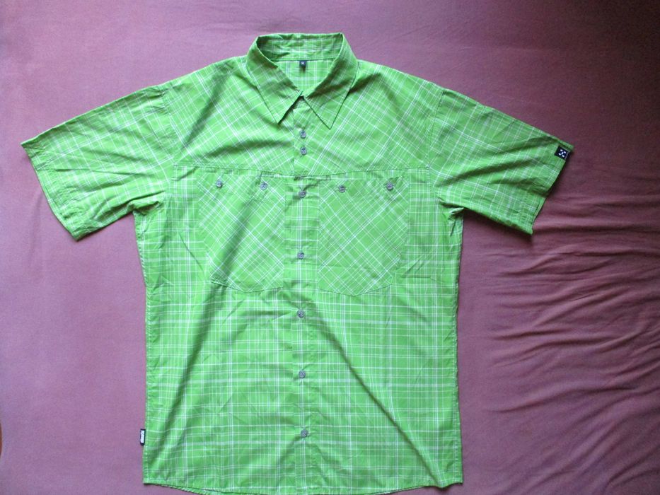 Cămașă Haglöfs Climatic Green Shirt, mânecă scurtă, unisex, mărimea M