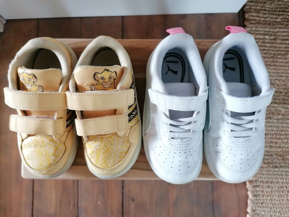 Маратонки Puma и Adidas