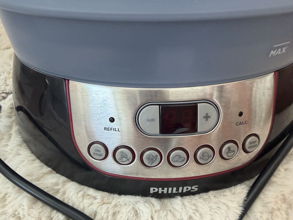 Уред за здравословно готвене на пара Philips