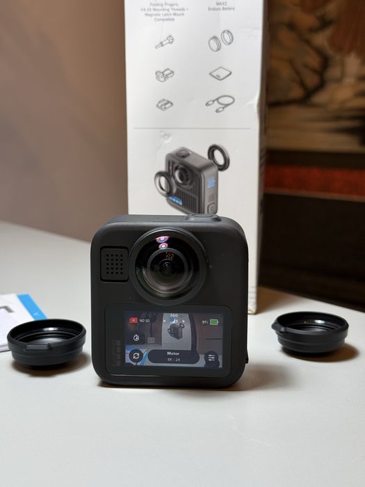 GoPro MAX 2 (True 8K 360) – Ca nouă / Pachet complet