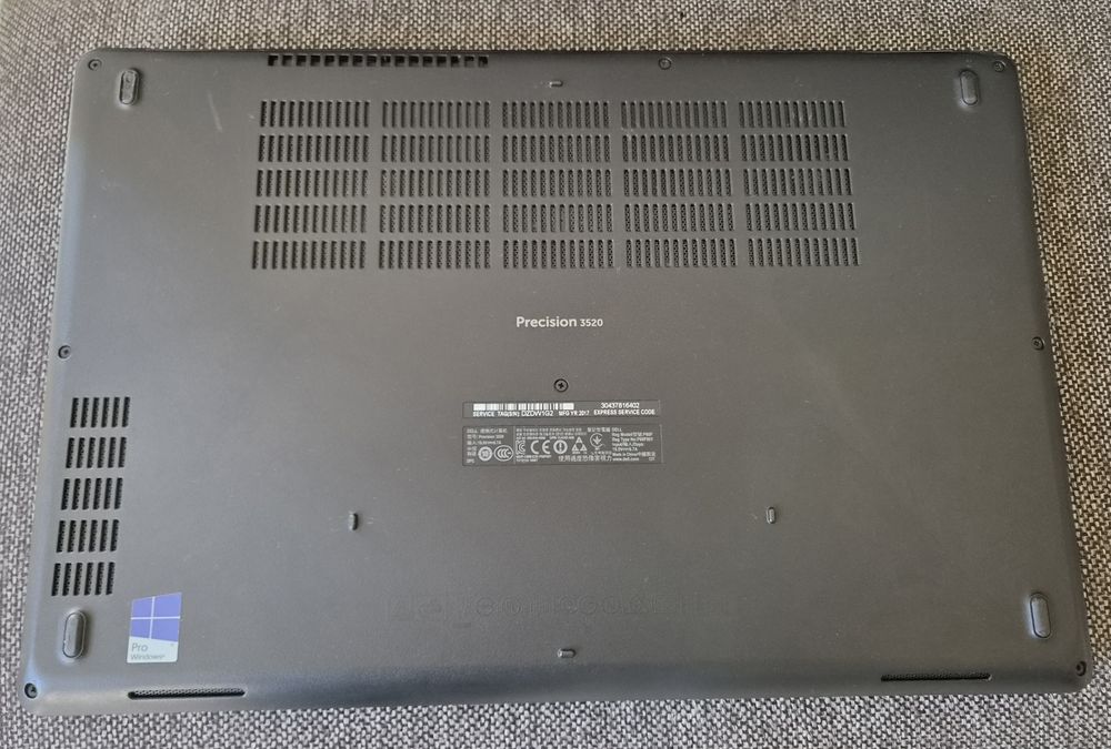 vand 3 x laptop Dell Precision 3520 15.6"FH..i5 Quad Core.16 Gb.Ssd 500 Gb