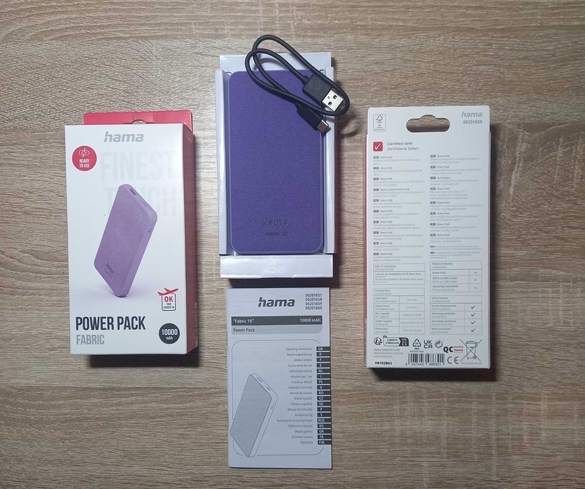 Hama-външна батерия 10000 mAh-нови,запечатани продукти