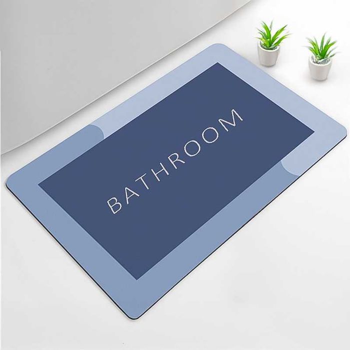 Постелка за баня бързосъхнеща, абсорбираща, неплъзгаща