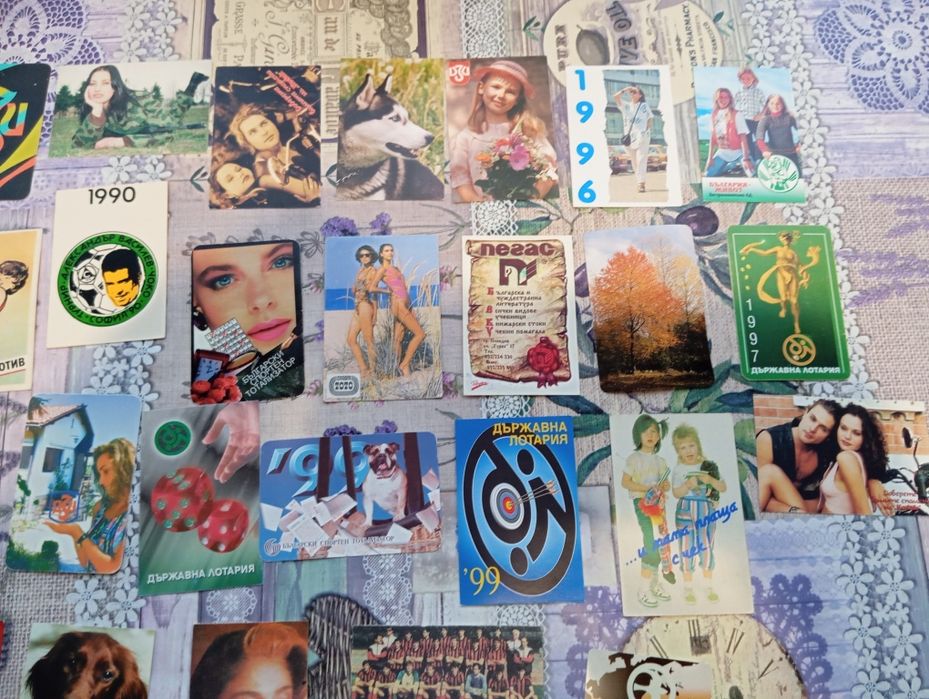Календарчета от 90те години на 20ти век