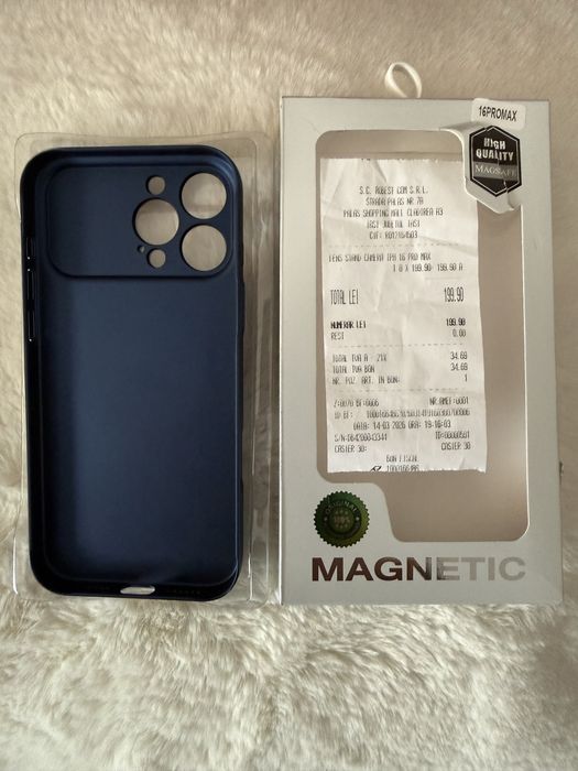 Husa iphone 16 ProMax imita 17 ProMax cu MagSafe