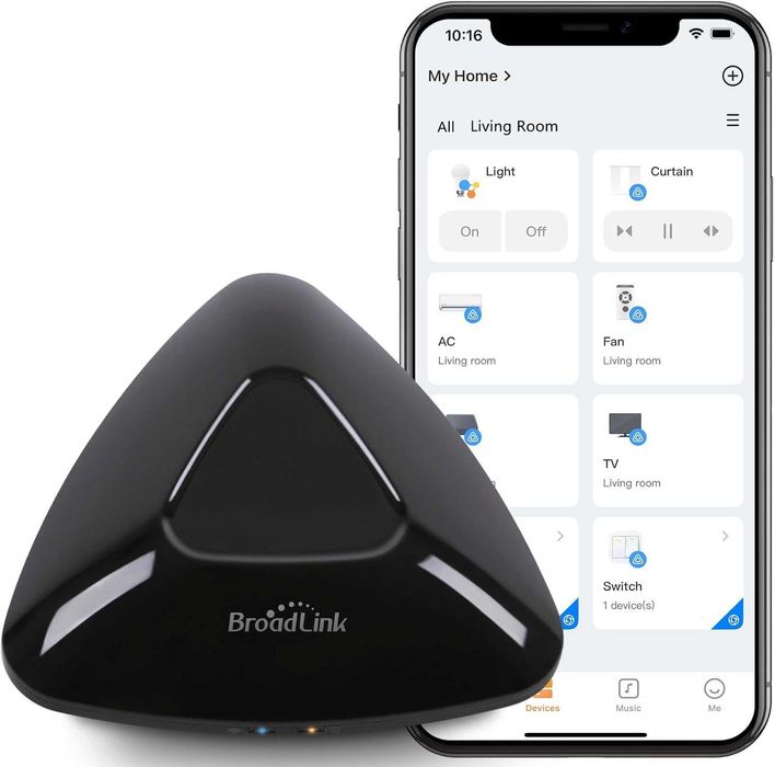 Broadlink RM MAX Smart Home Hub - Telecomanda Universala IR/RF - Nou
