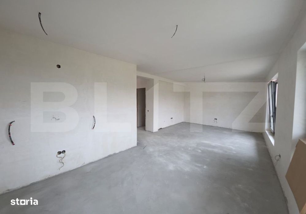 Apartament spatios 110 mp, 2 parcari, terasa si curte, finisat la chei