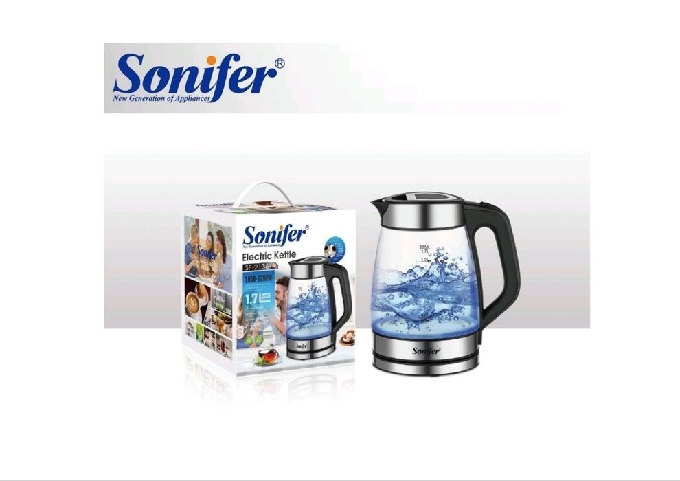 Электрический чайник SONIFER SF-2136 Electric kettle Elektr choynak