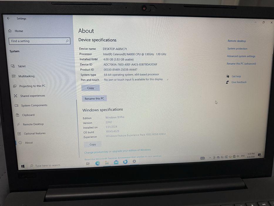 Laptop Lenovo V130-15IGM