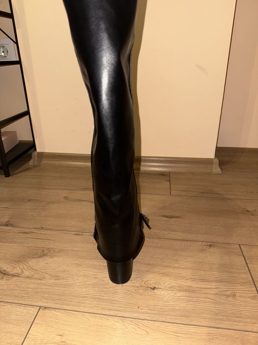 NINE WEST високи зимни ботуши (черни)