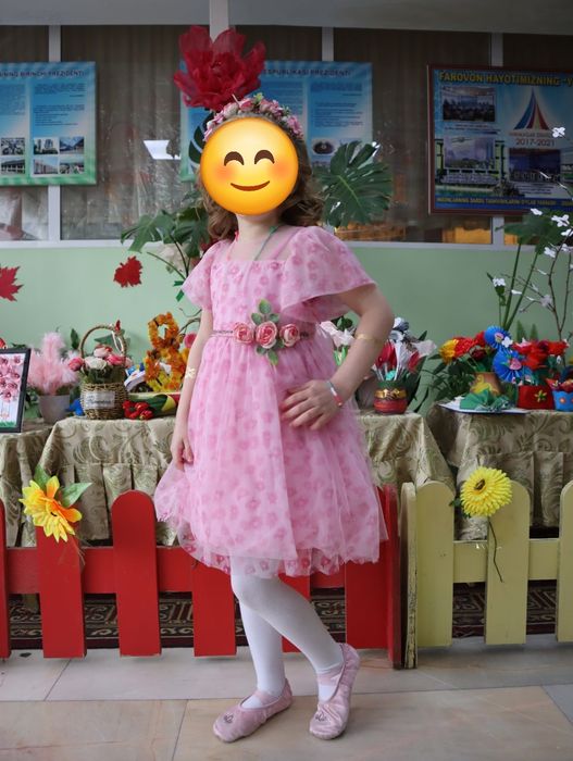 Платье на 5-6 лет