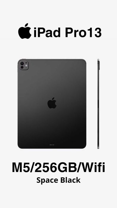 iPad Pro 13 M5/256GB/SpaceBlack (Wifi)
