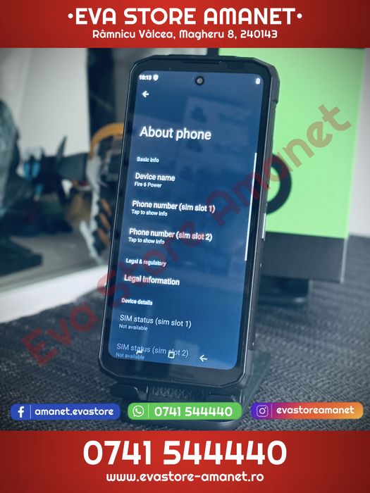 DOOGEE Fire 6 Power 15500mAh 18W 256GB 8+12GB RAM Dual SIM