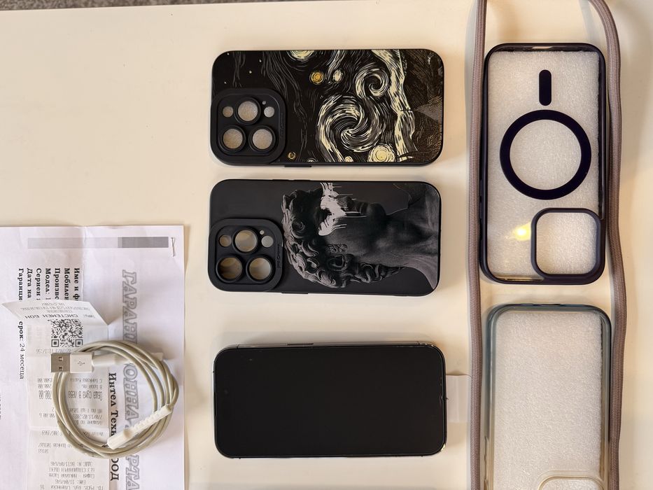 КАТО НОВ! iPhone 14 Pro 256 GB Deep Purple 84% Battery Health