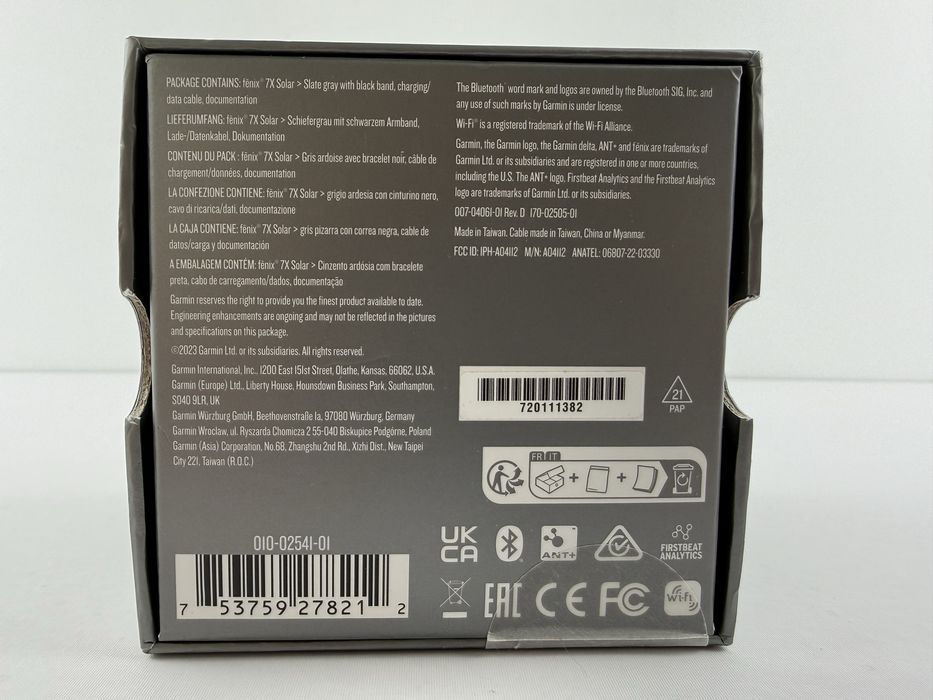 Garmin Fenix 7x Solar