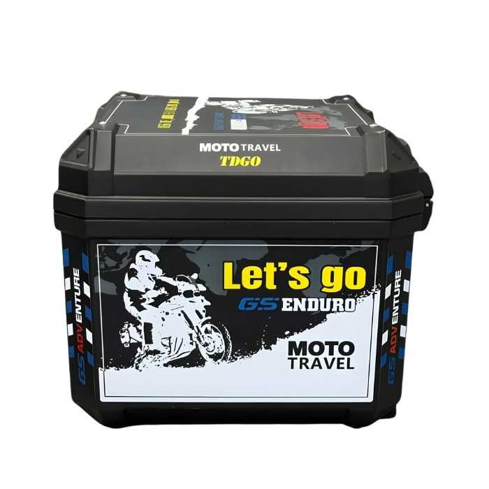 Куфар за мотоциклет / кутия за Мотор / багажник / 57L /  44 × 37 × 33 см / Заключване с ключ / 2 РАЗЛИЧНИ МОДЕЛА