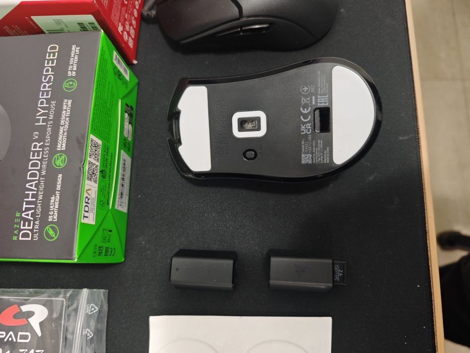 Razer deathadder V3 hyperspeed "8 k" + cadou Hyper x Haste 2