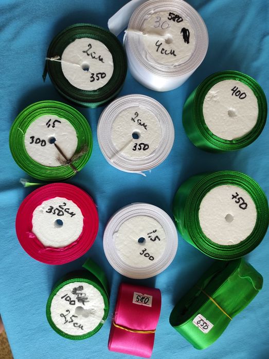 Ленты атласные для рукоделия