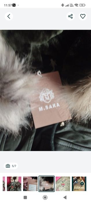 Vând pardesiu dama xl și Parkere