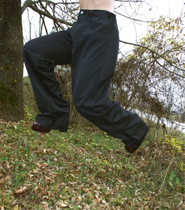 Maison Margiela Oversized Черни Панталони