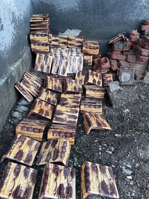Vând sobă teracotă nouă