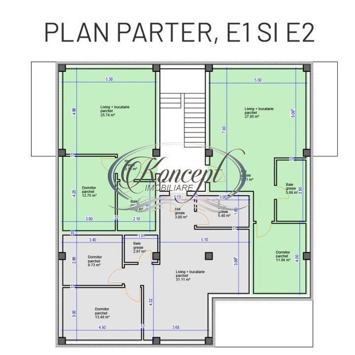 Penthouse pe str. Sub Cetate, TVA si finisaje incluse in pret
