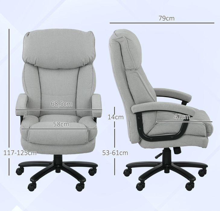 Голям офис стол HOMCOM