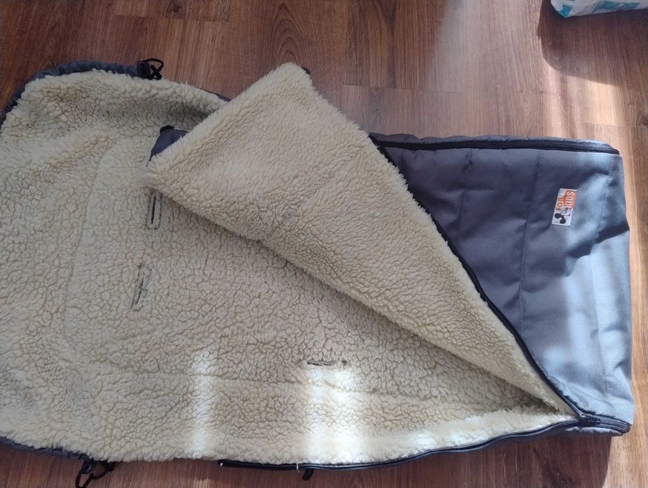 Sac de dormit din lana pentru carucior