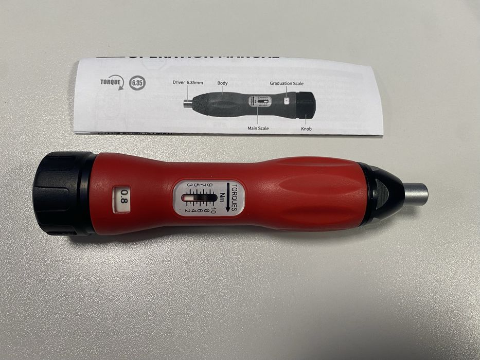Surubelnitã dinamometrică Mob 1/4" 2-10 Nm, pentru biti