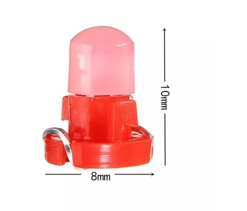 крушка диодна 12v t3 жълт , син , зелен червен за табло за ...