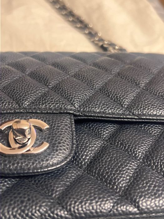 Естествена кожа чанта Chanel