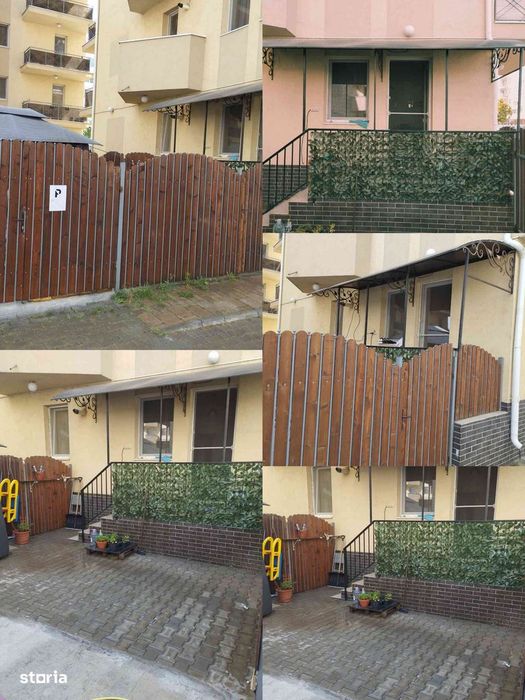 Apartament cu curte proprie și loc de parcare