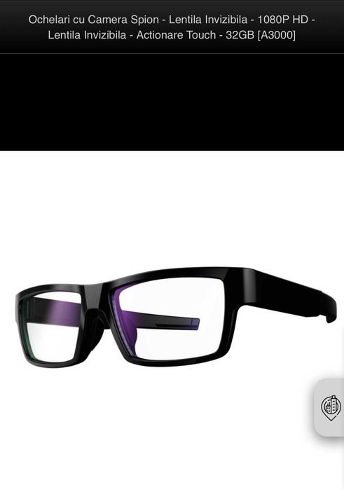 Ochelari cu camera ascuns