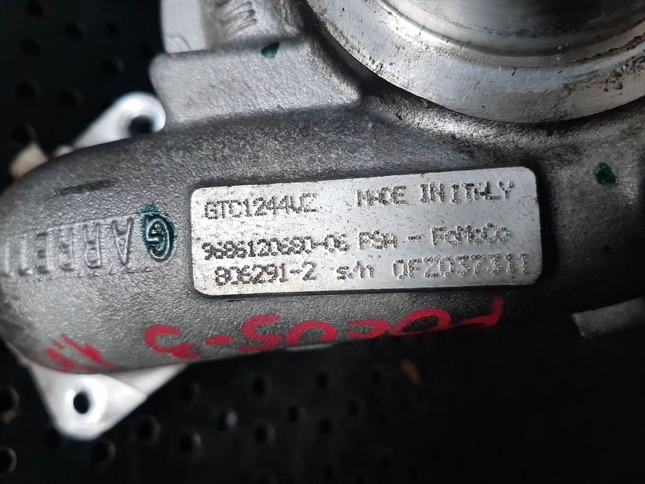 Turbina 1.6 tdci ford c-max focus 3 galaxy mondeo 4 mazda 3 volvo peugeot 208 308 508 9686120680