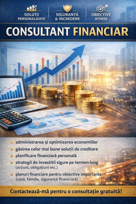 Consultant Financiar | Investiții Inteligente, Credite și Economii