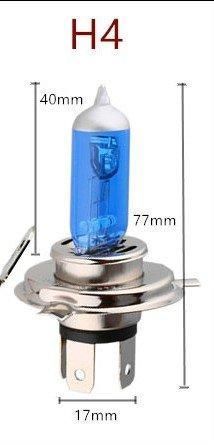 Крушки Халогенни 2бр. HNG Н4 60/55W 12V с ксенонов ефект 5500K