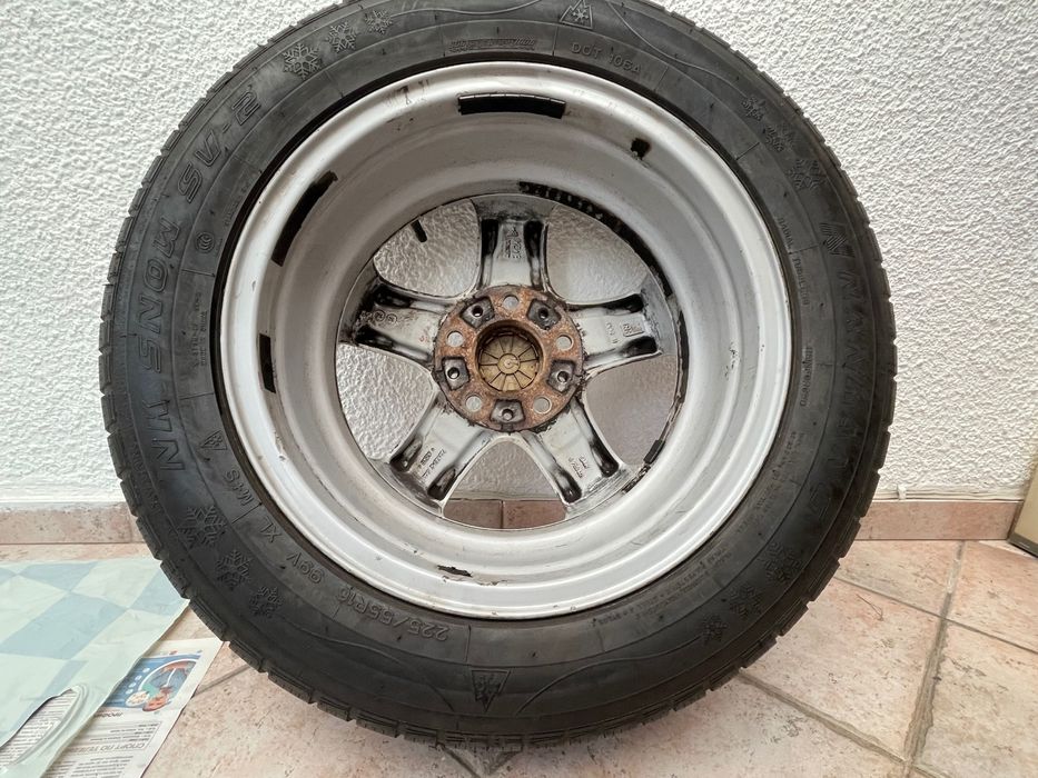 Комплект Зимни Гуми BMW-1er-E87, 225/55 R16 99V M-Алум.Ориг-BMW джанти