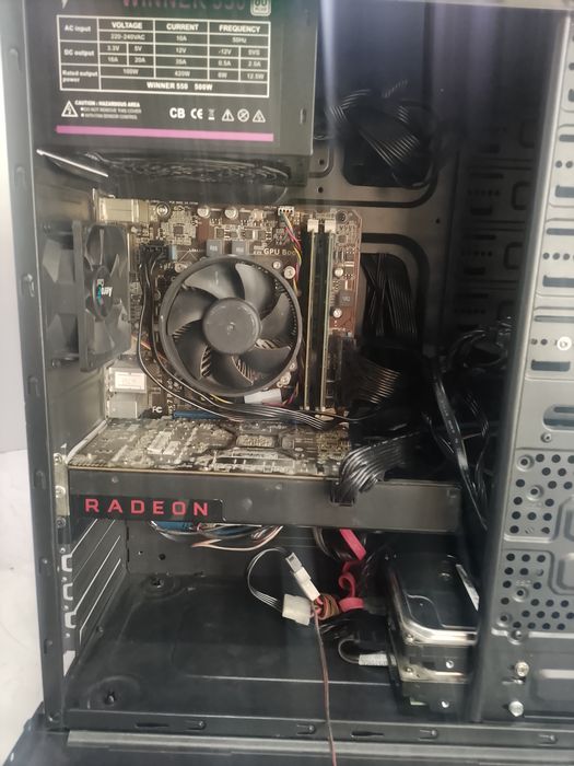 Комп для игр Core i7 / RX580 / 16GB / SSD/ HDD