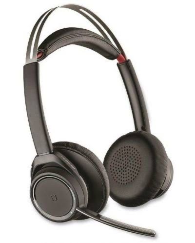 Безжични слушалки Plantronics - Voyager Focus UC USB-C, ANC, черни