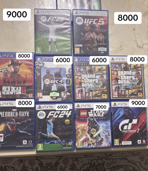 Игры на пс 5 диск на playstation 5 ps 5 игры на playstation 5