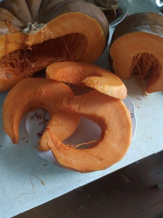 Тыква кусочками сладкая