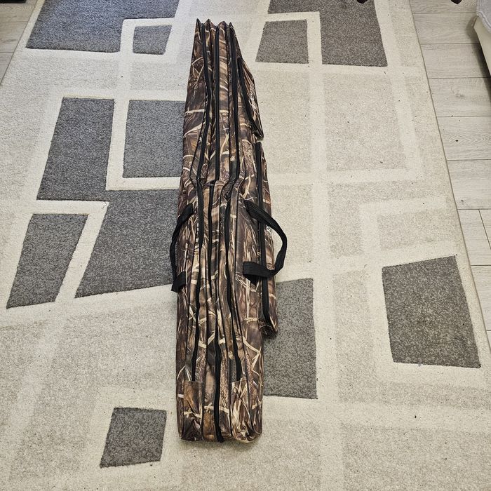 Калъфи за риболовни пръчки и принадлежности.