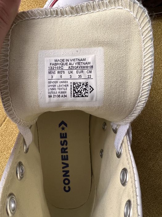 Оригинални Унисекс кожени кецове Converse Chuck Taylor