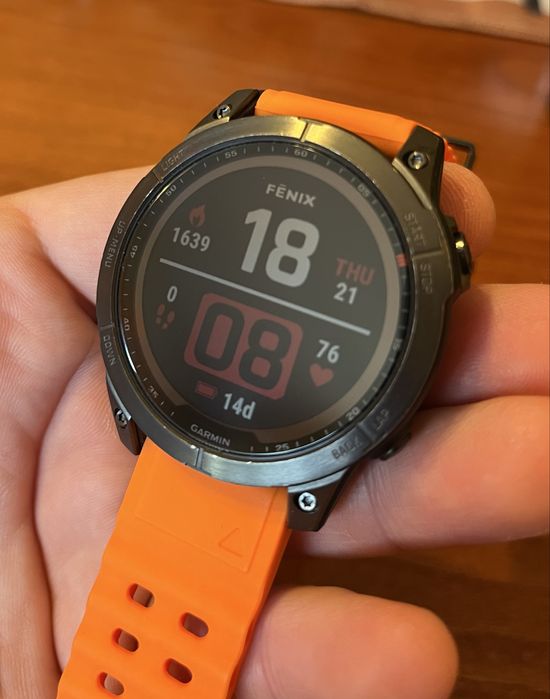 Garmin Fenix 7 Titanium Saphire Solar 47mm