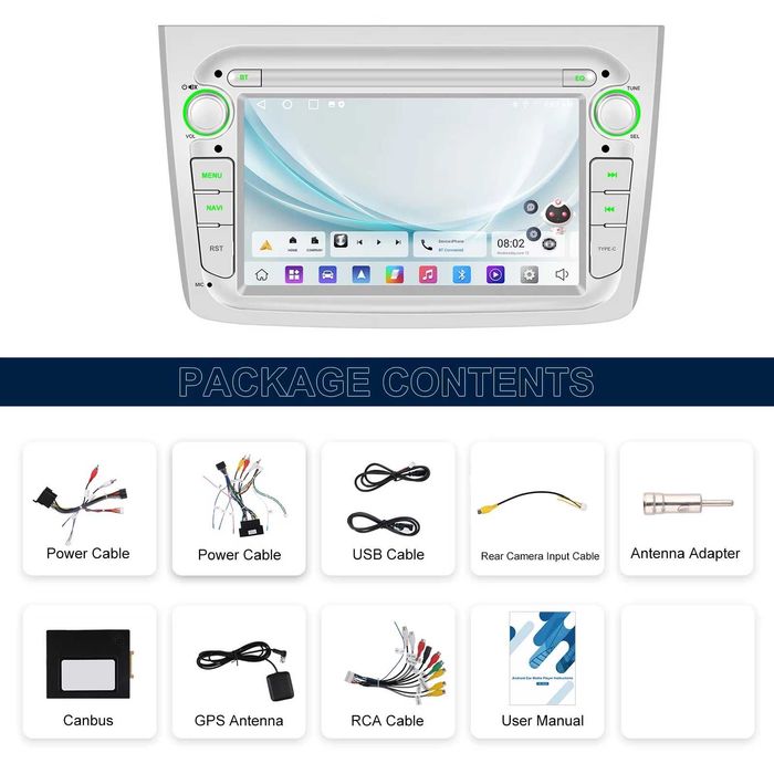 Мултимедия за Alfa Romeo MITO навигация Android плеър 2DIN Андроид