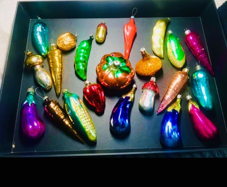 Елочные игрушки ссср овощи