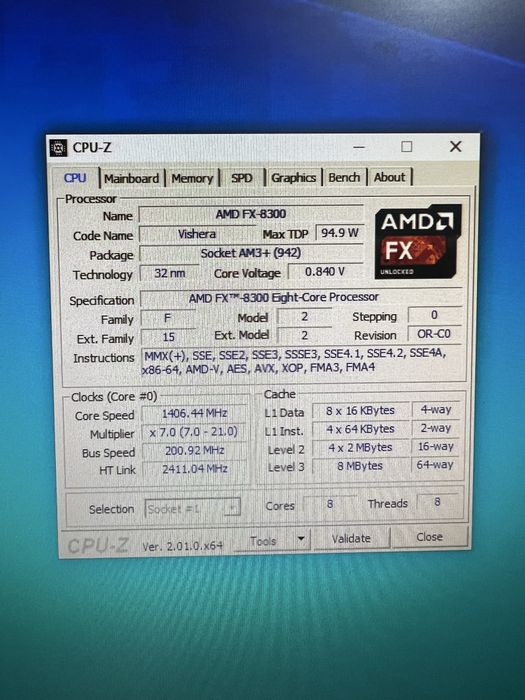 AMD FX - 8300 95w