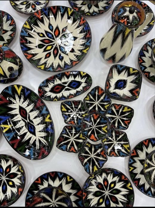 Milliy Sopol Nabor Servislar Turli Xil Ranglar va Uslublarda!