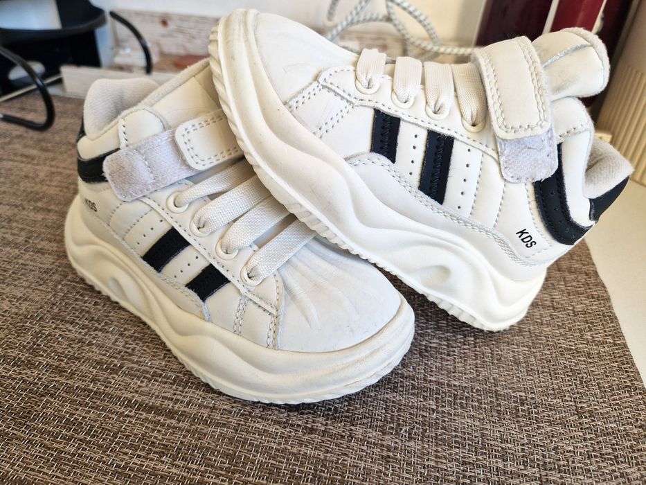 Adidași albi copii KDS - mărimea 29