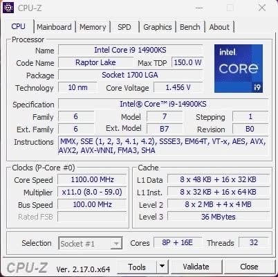 CPU Intel Core i9-14900KS 6.2 GHz / LGA1700